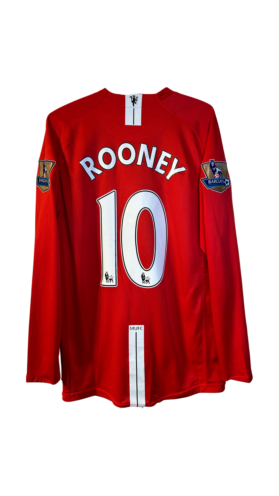Manchester United 2007-09 Home Shirt, Wayne Rooney #10