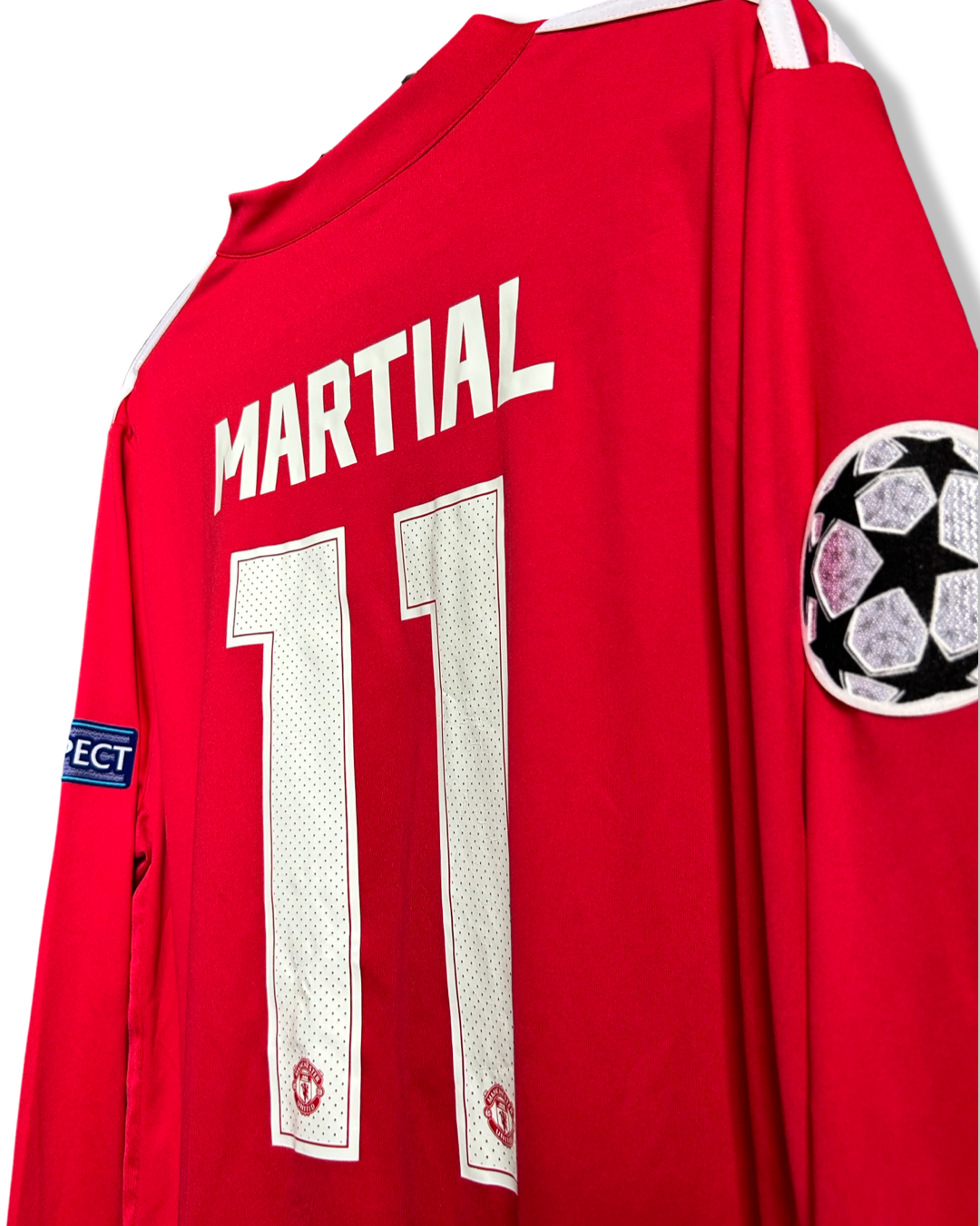 Manchester United 2017/18 Home Shirt, #11 Anthony Martial (Long Sleeve)
