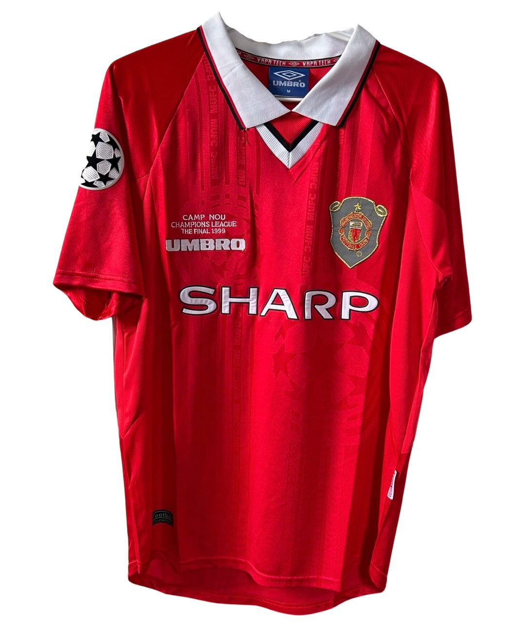 Manchester United 1998-99 Home Shirt, #7 David Beckham (Champions League)