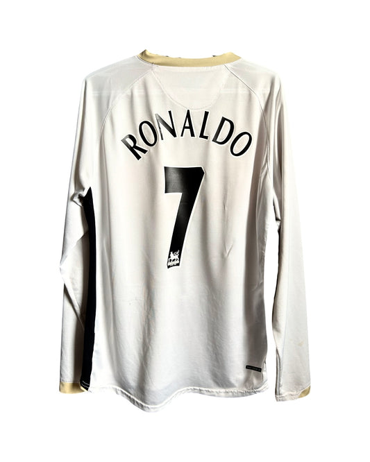Manchester United 2006-07 Away Shirt, #7 Cristiano Ronaldo (Long Sleeve)