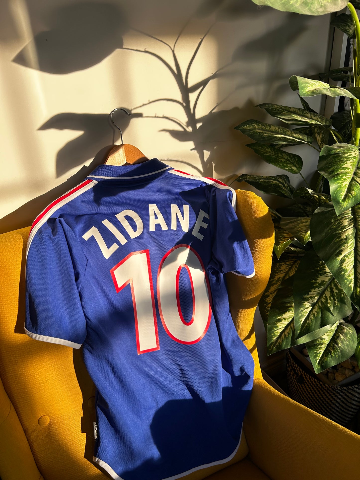 France National Team 2000 Home Shirt, #10 Zinedine Zidane - M