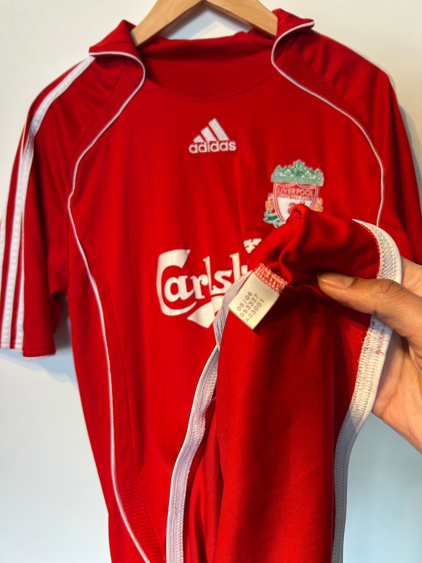 Liverpool FC 2006-08 Home Shirt, #8 Steven Gerrard - M