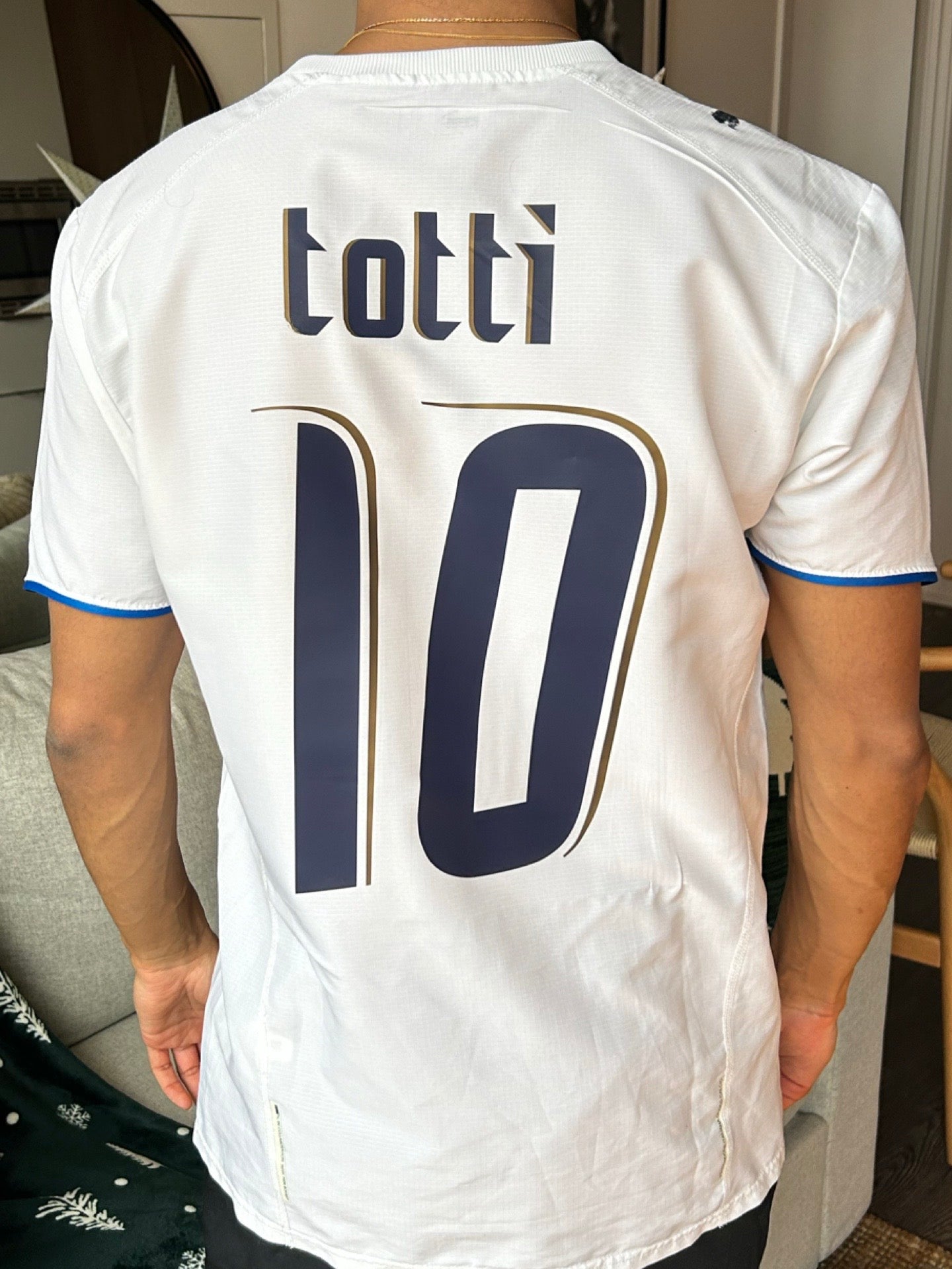 Italy National Team 2006 World Cup Away shirt, #10, Francesco Totti - S