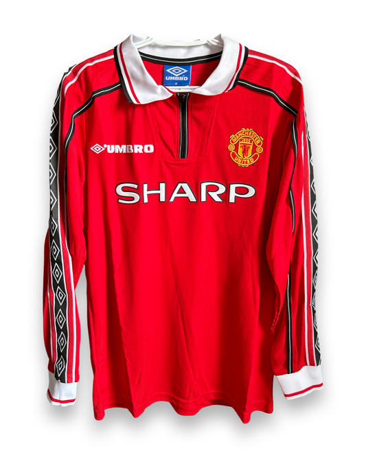 Manchester United 2002-04 Long Sleeve Home Shirt (M) Ronaldo #7