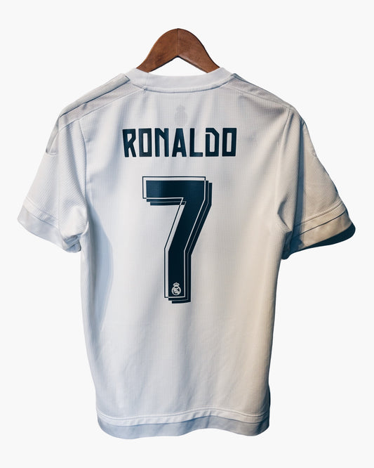 Real Madrid 2015-16 Home Shirt, #7 Cristiano Ronaldo - M