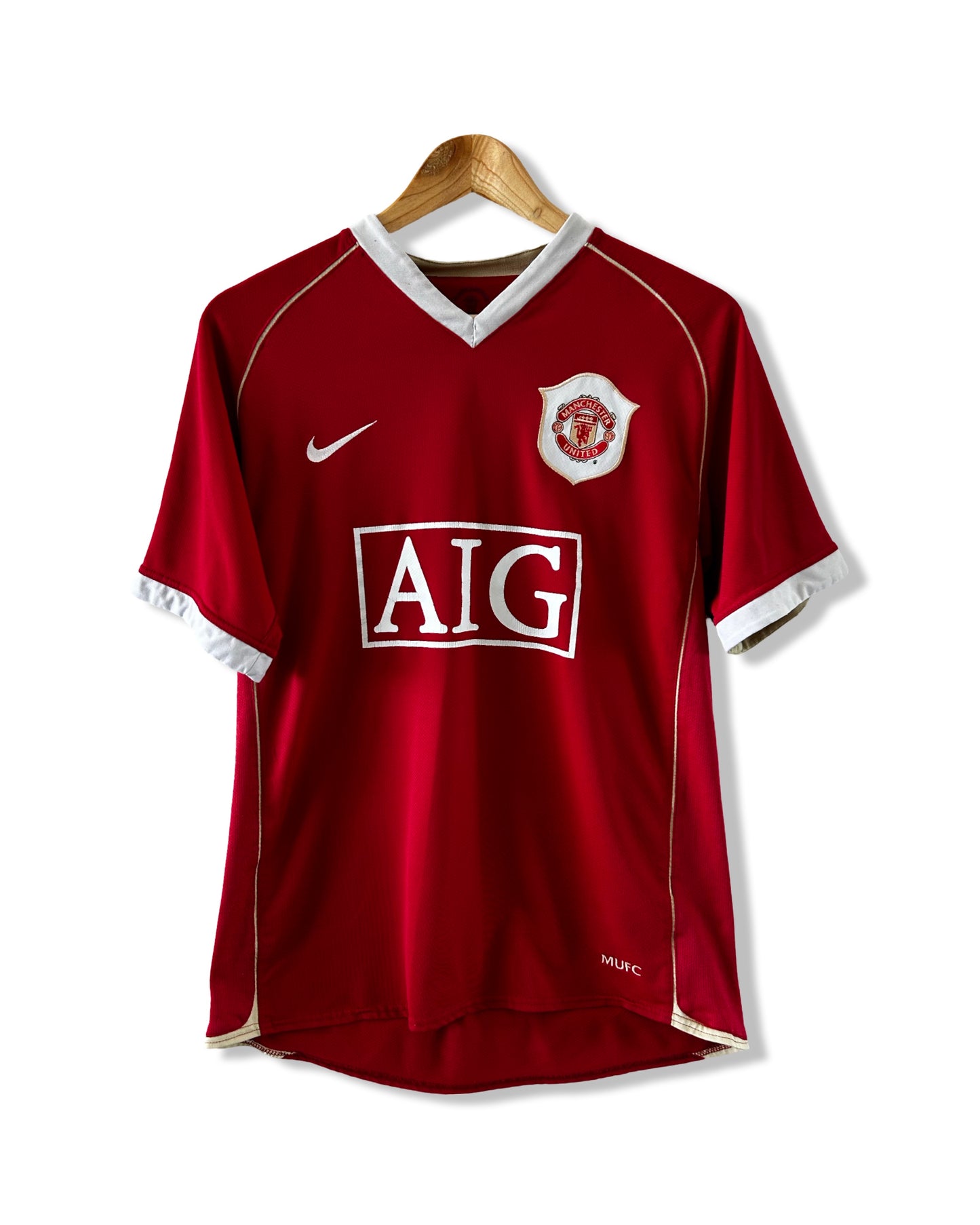 Manchester United 2006-07 Home Shirt, #7 Cristiano Ronaldo - M