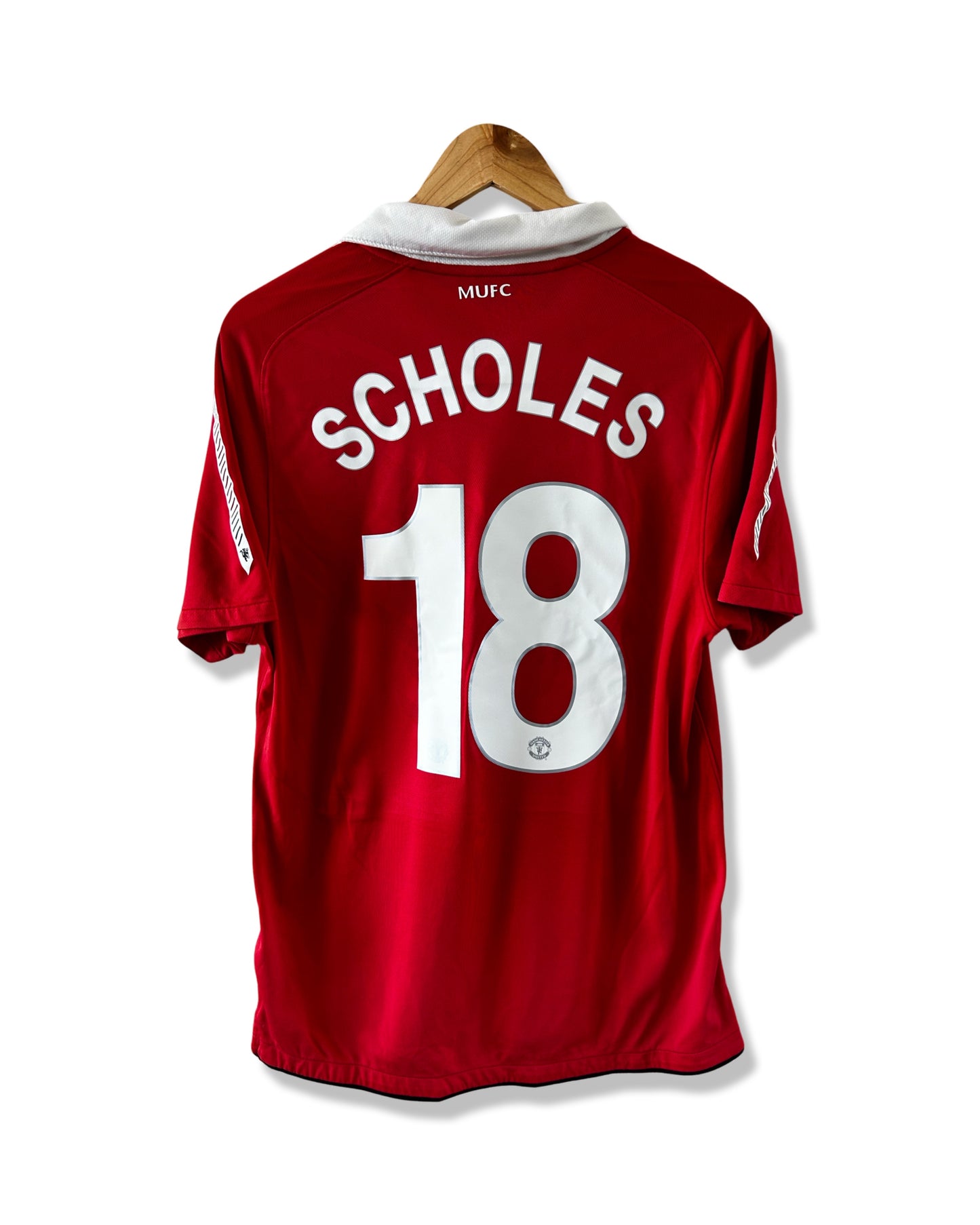 Manchester United 2010-11 Home Shirt, #18 Paul Scholes - M