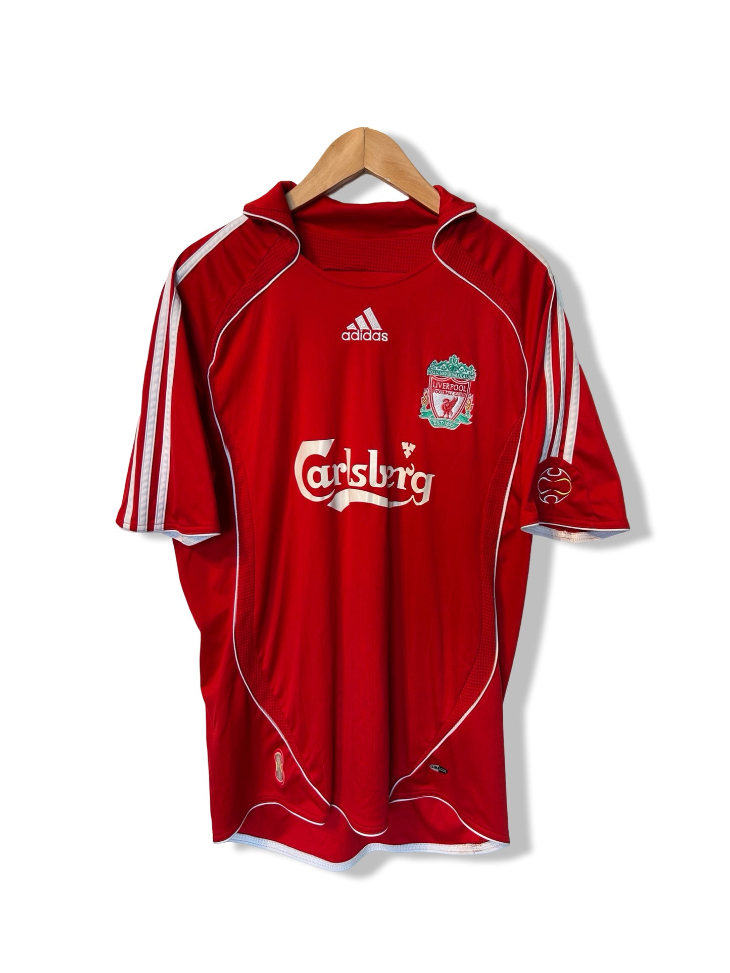 Liverpool FC 2006-08 Home Shirt, #8 Steven Gerrard - M