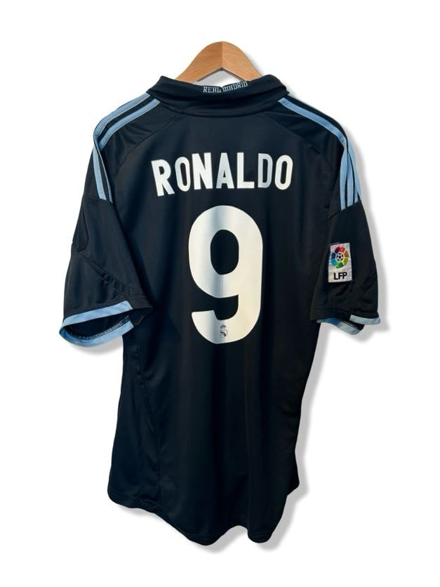 Real Madrid CF 2009-10 Third Shirt, #9 Cristiano Ronaldo - XL