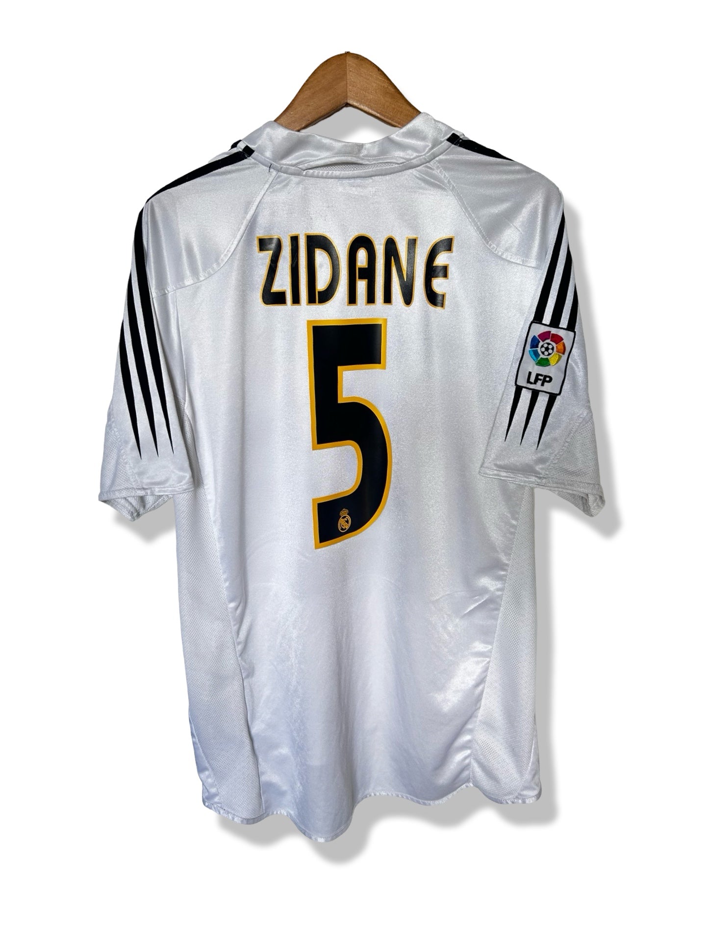 Real Madrid CF 2004-05 Home Shirt, #5 Zinedine Zidane - L