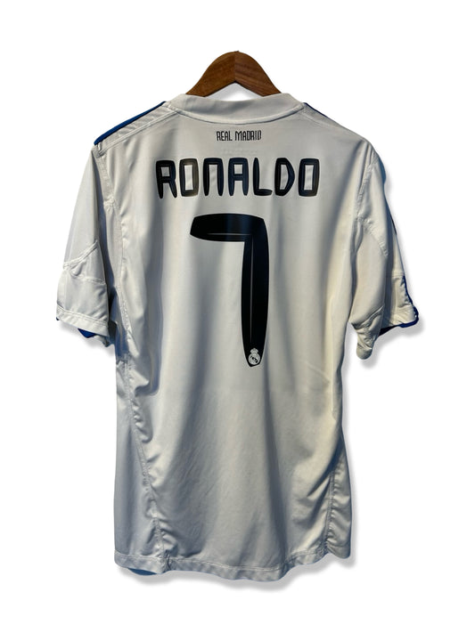 Real Madrid CF 2010-11 Home Shirt, #7 Cristiano Ronaldo - M