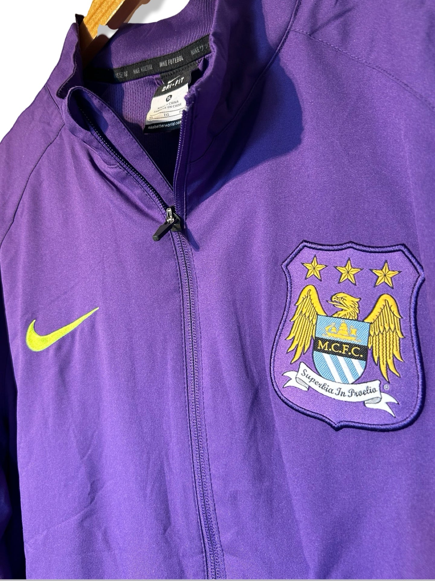 Manchester City 2014-15 Vintage Nike Track Jacket