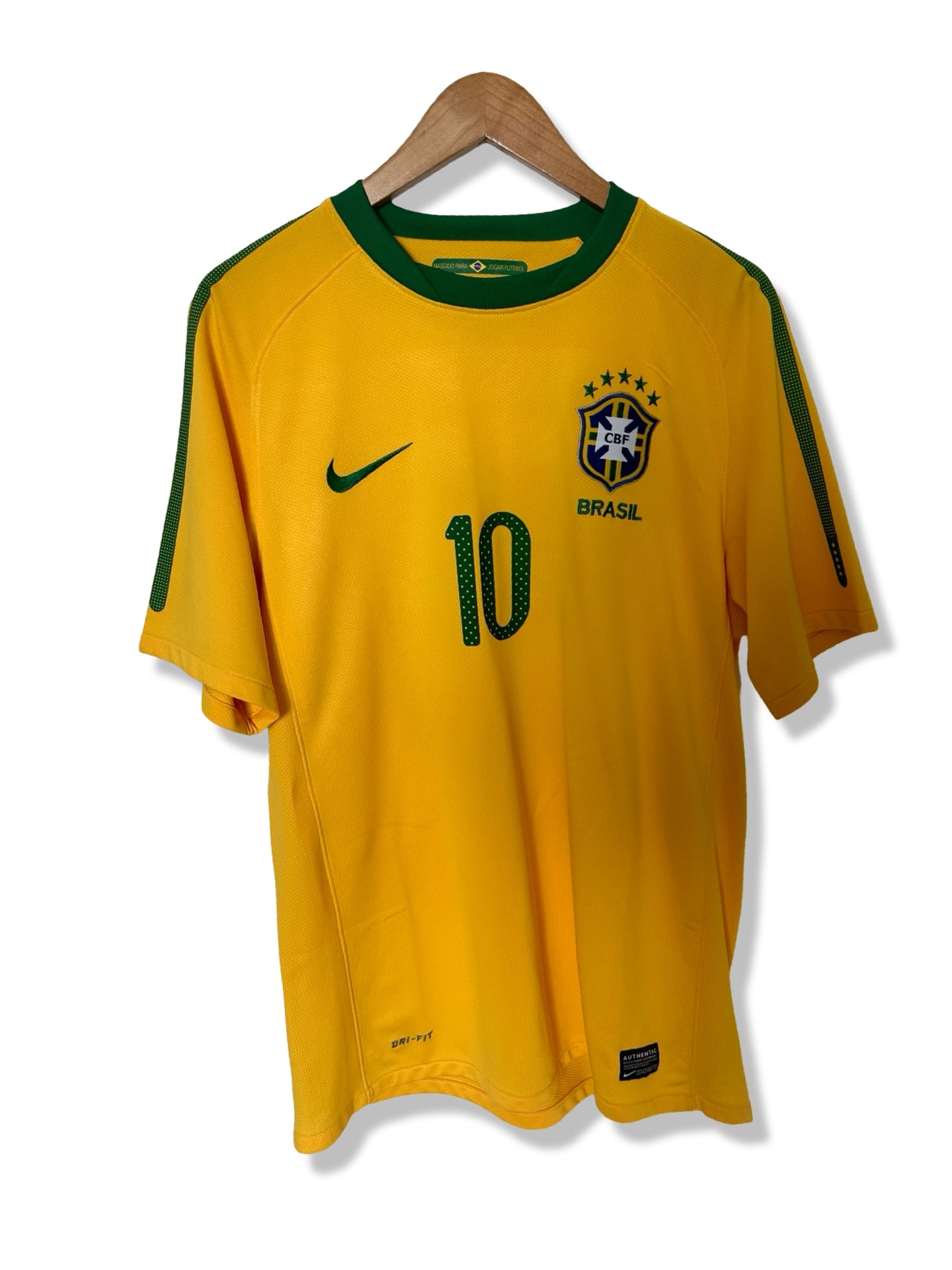 Brazil National Team 2010 Home Shirt, #10 Kaka - M