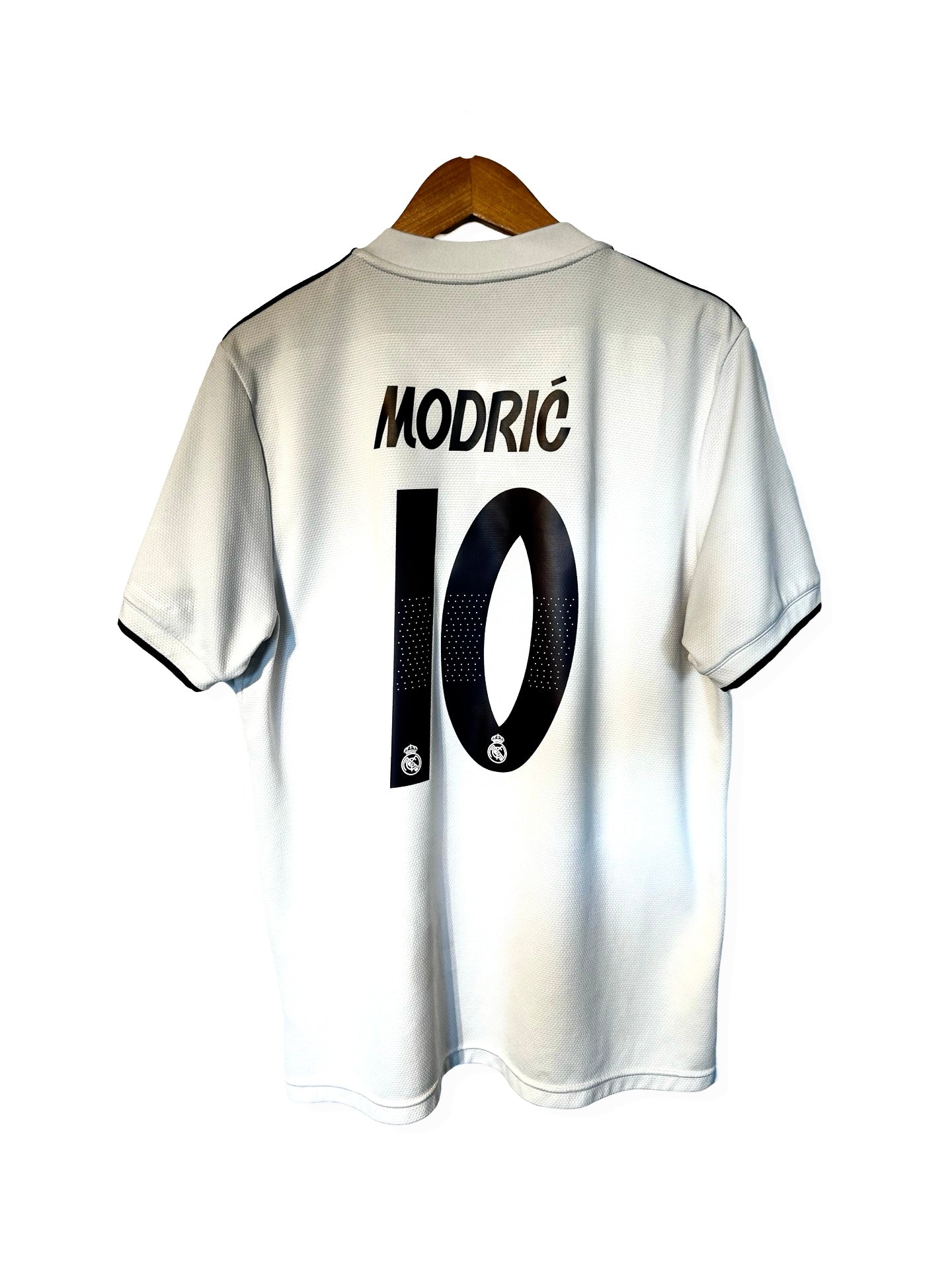 Real Madrid CF 2018-19 Home Shirt, #10 Luka Modric - M