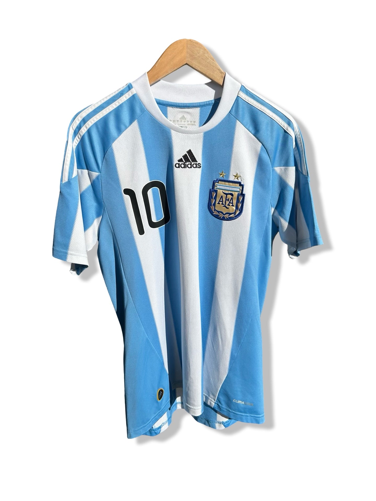 Argentina National Team 2010 Home Shirt, #10 Lionel Messi - S