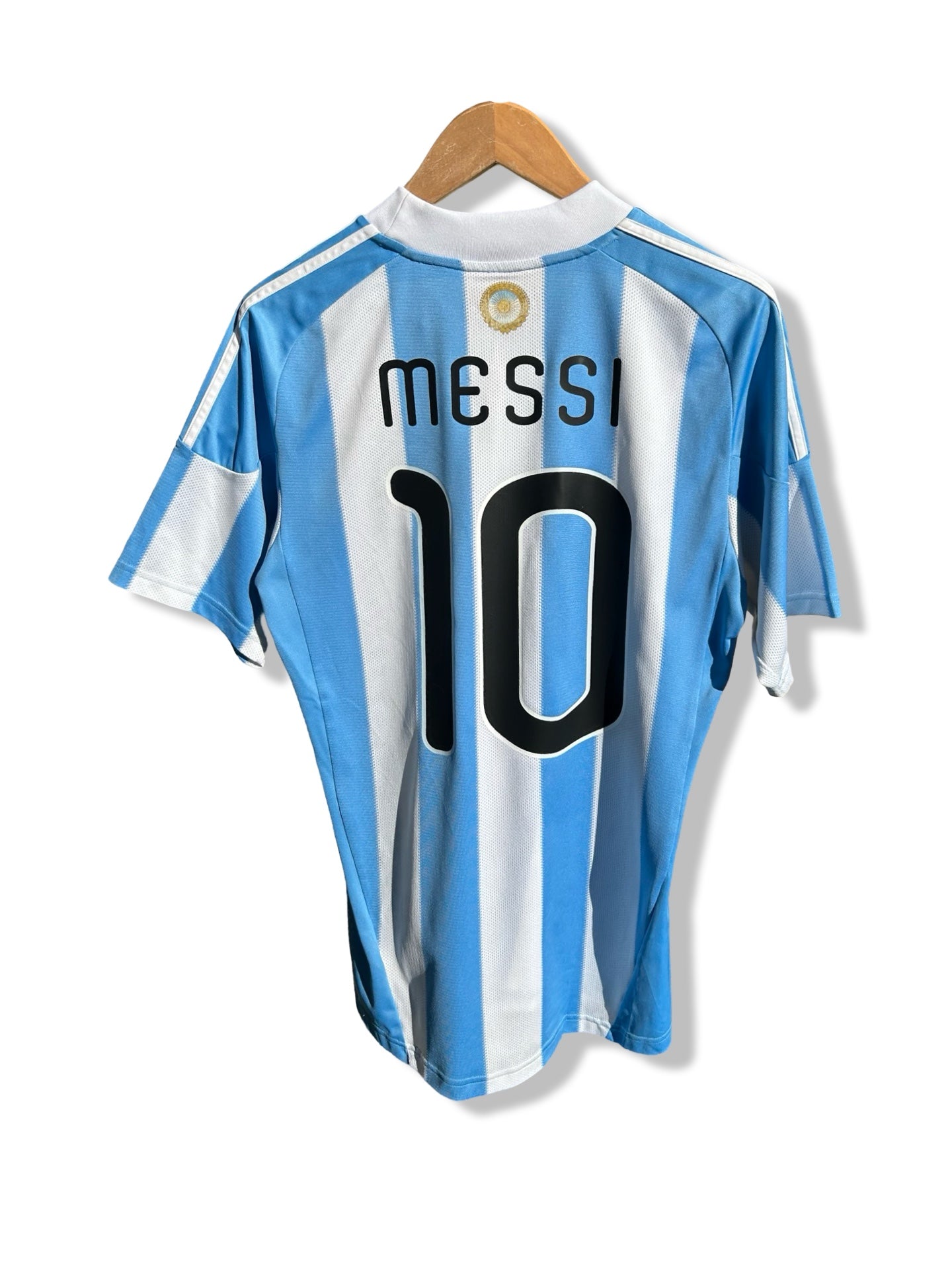 Argentina National Team 2010 Home Shirt, #10 Lionel Messi - S