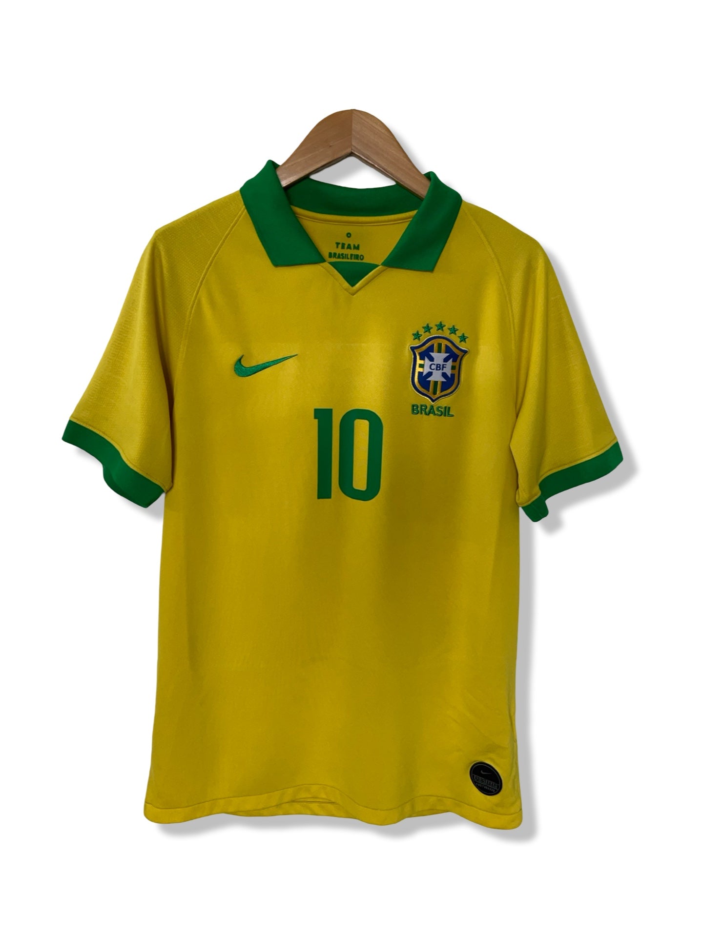 Brazil National Team 2019-20 Home Shirt, #10 Neymar - M