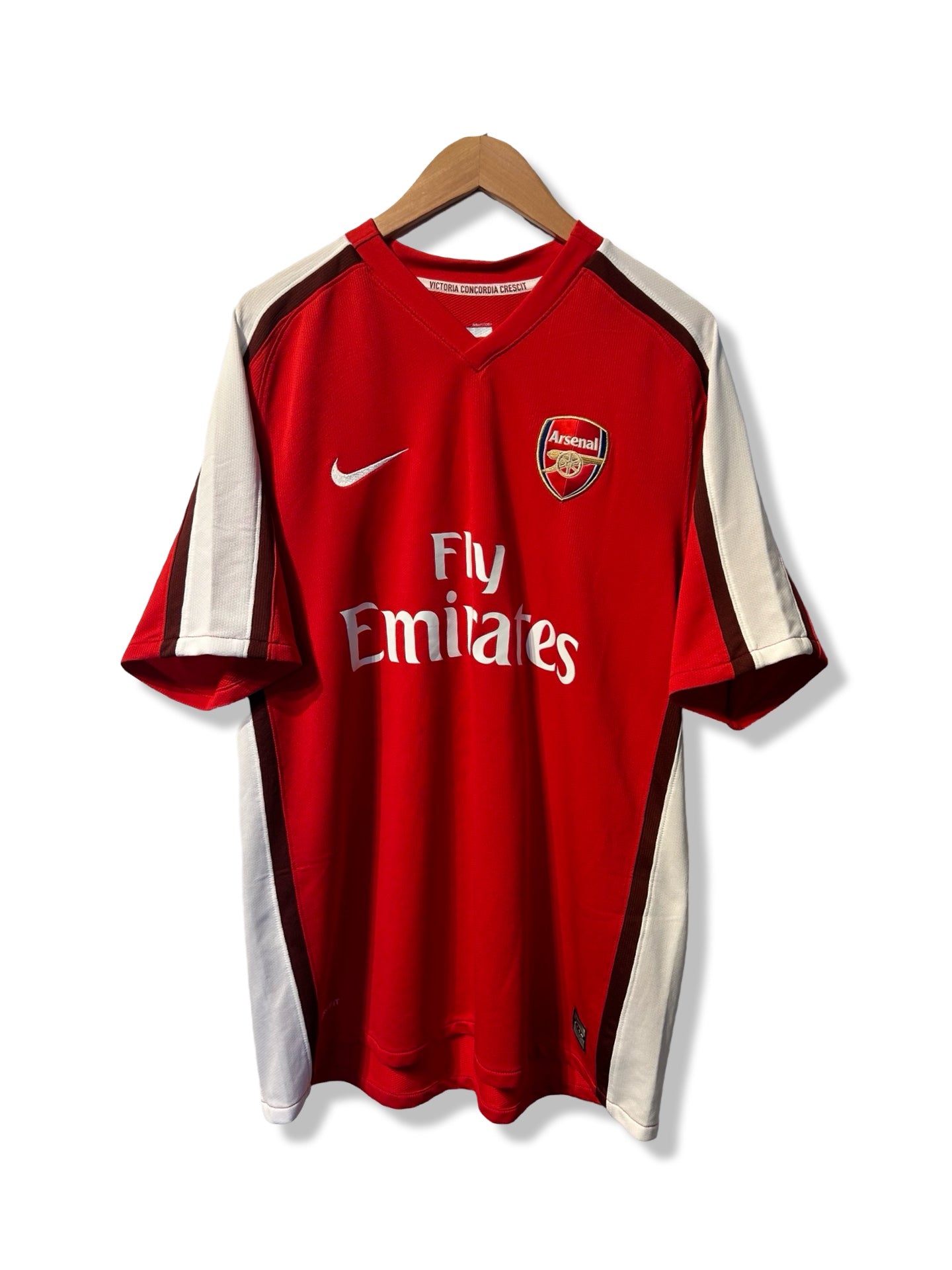 Arsenal FC 2008-09 Home Shirt, #4 Cesc Fabregas - L