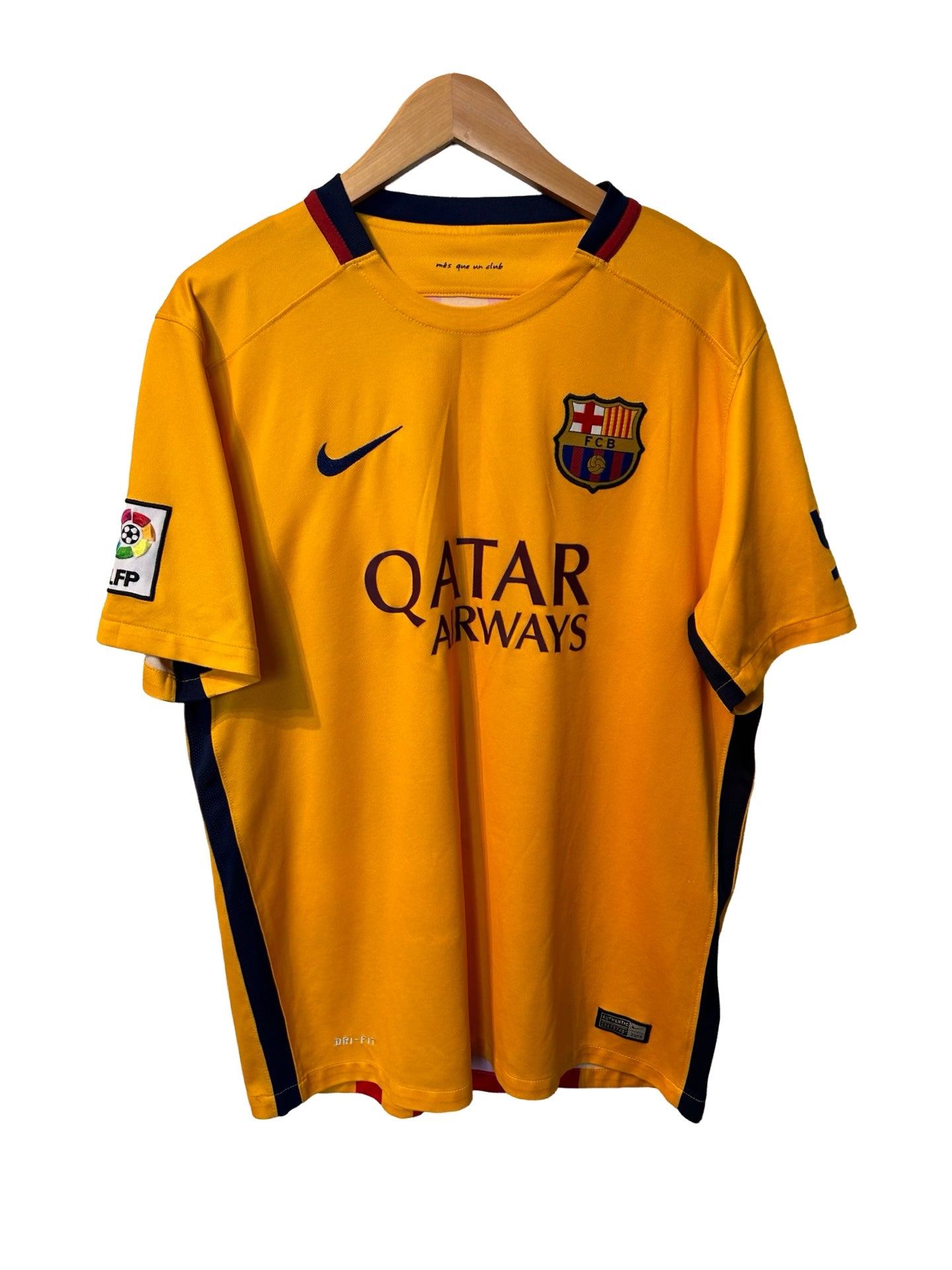 FC Barcelona 2015-16 Away Shirt, #10 Lionel Messi - L