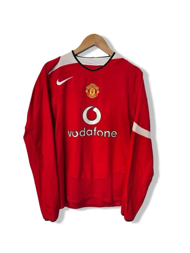 Manchester United 2004-06 Home Shirt, #10 Ruud v.Nistelrooy (LS) - M