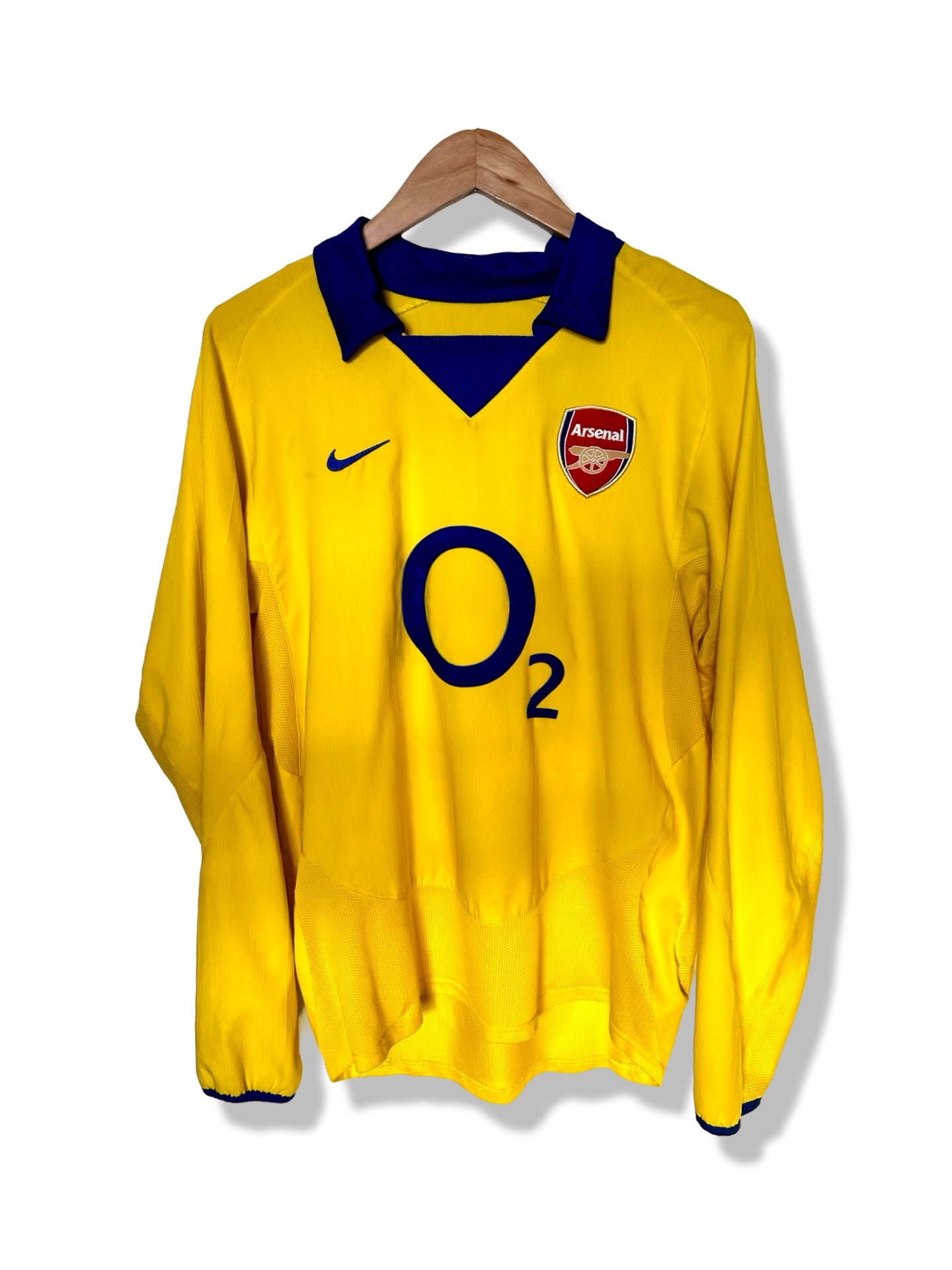 Arsenal 2003-04 Away Shirt, #14 Thierry Henry (LS) - S