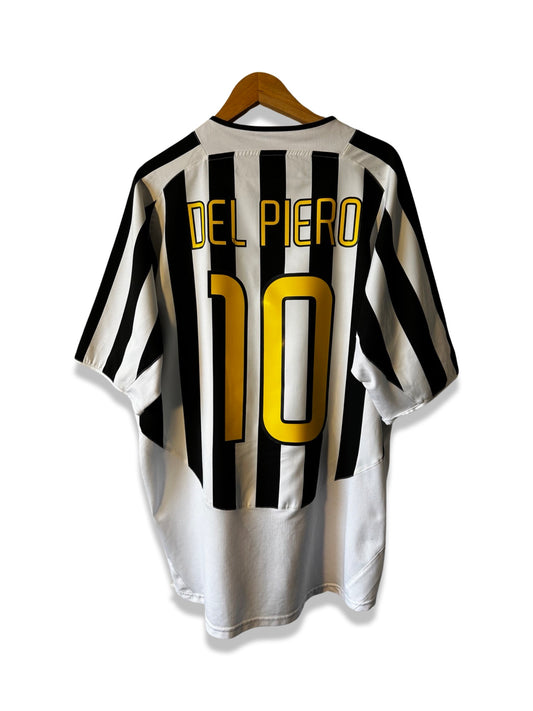 Juventus FC 2003-04 Home Shirt, #10 Alessandro Del Piero - XL