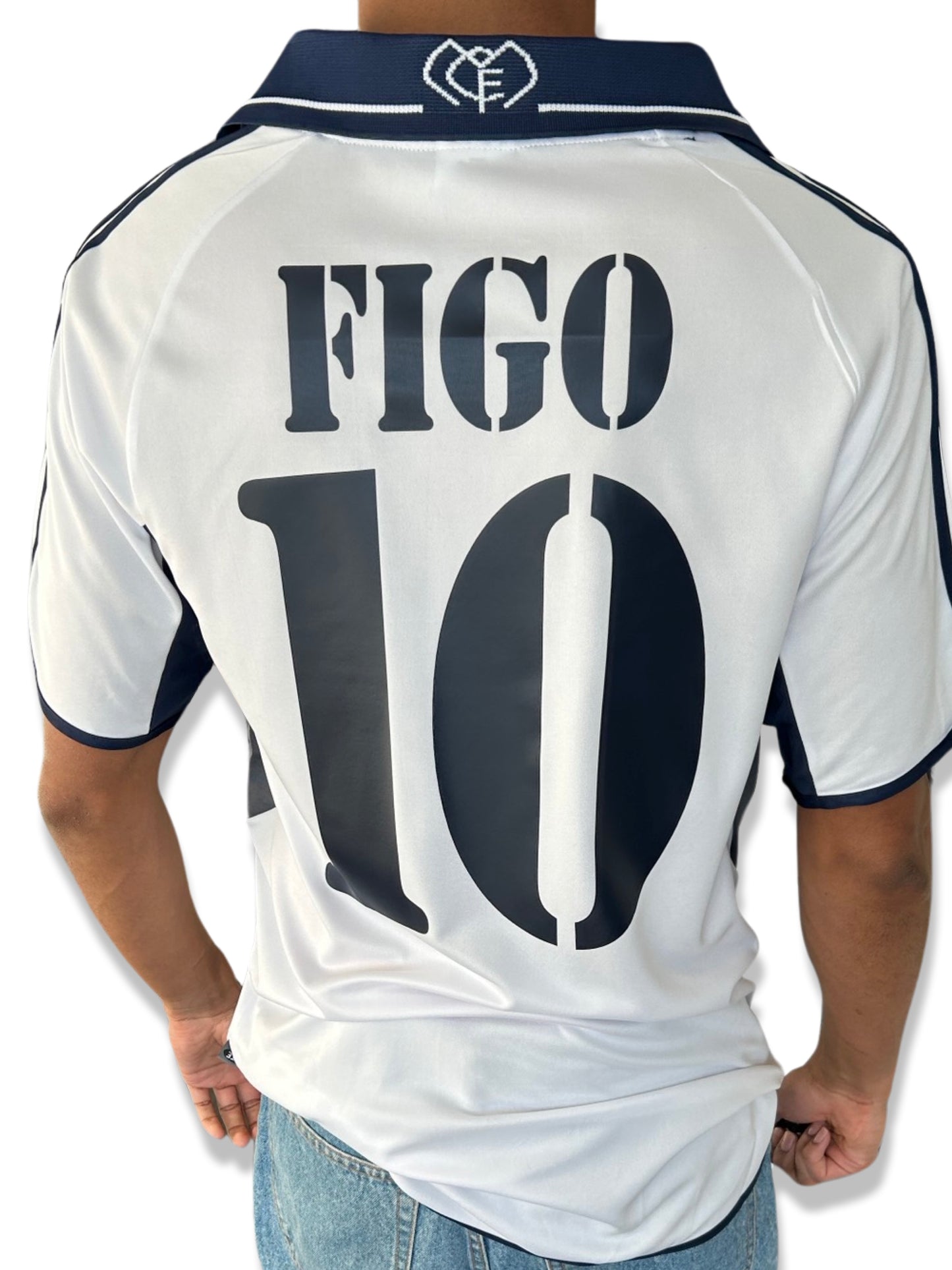 Real Madrid CF 2000-01 Home Shirt, #10 Luis Figo