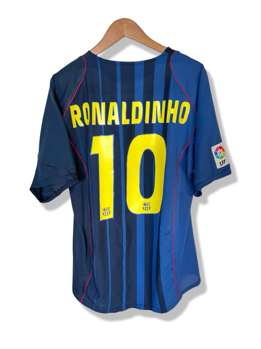 FC Barcelona 2004-05 Away Shirt, #10 Ronaldinho - M