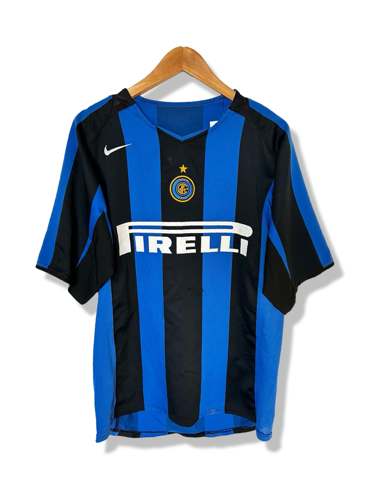 Inter Milan 2004-05 Home Shirt, #10 Adriano - M