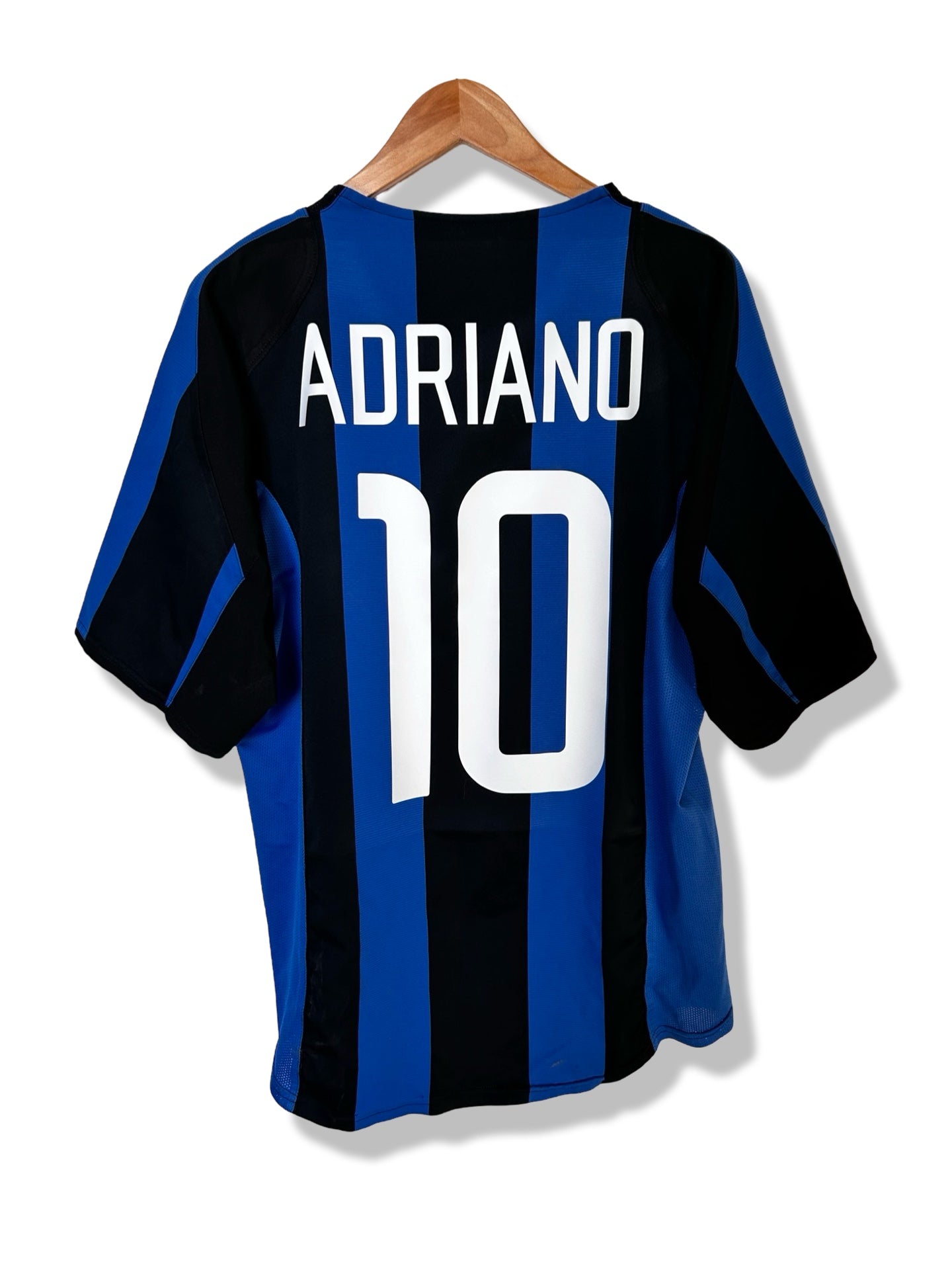 Inter Milan 2004-05 Home Shirt, #10 Adriano - M