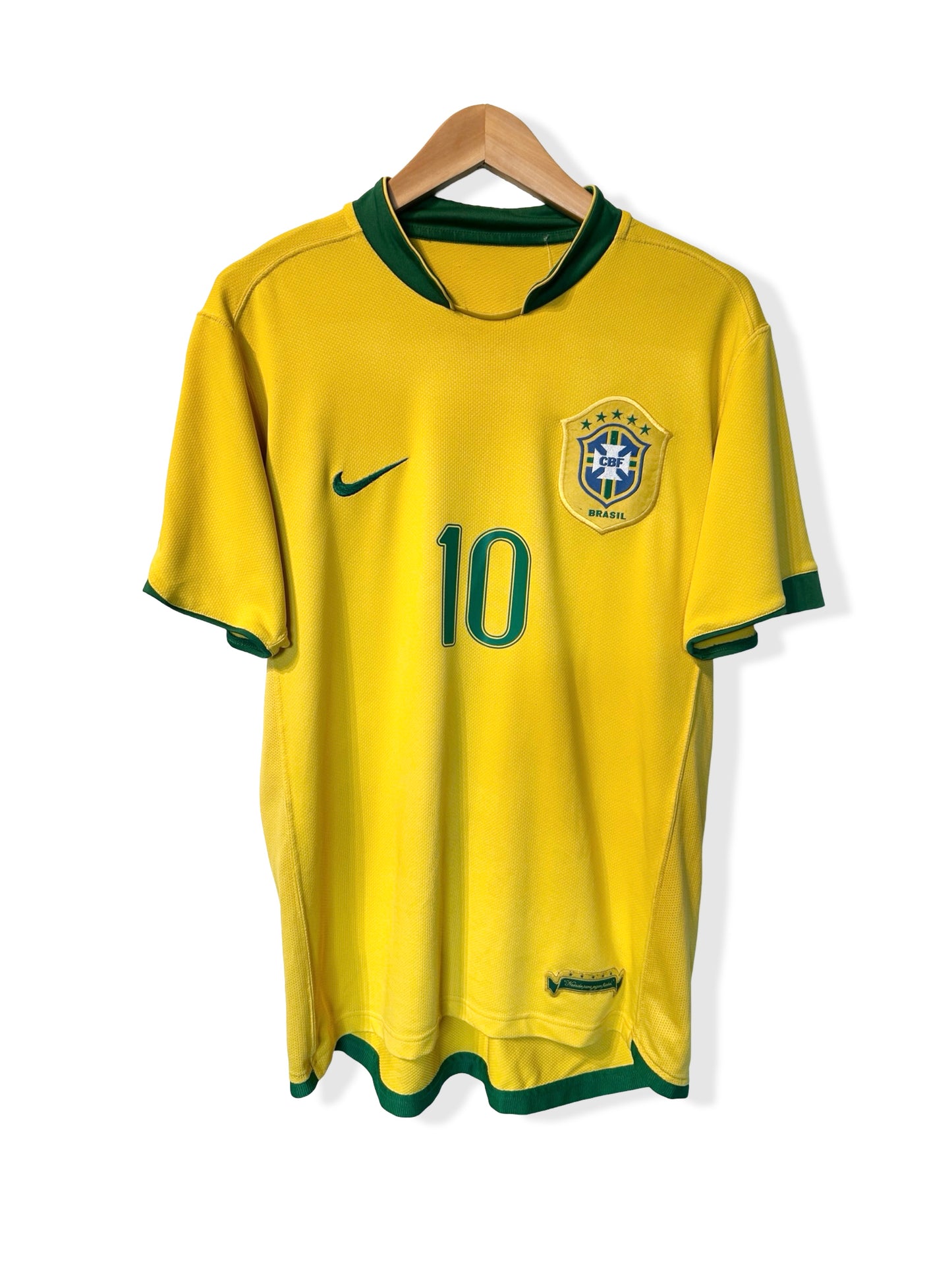 Brazil National Team 2006 Home Shirt, #10 Ronaldinho - M