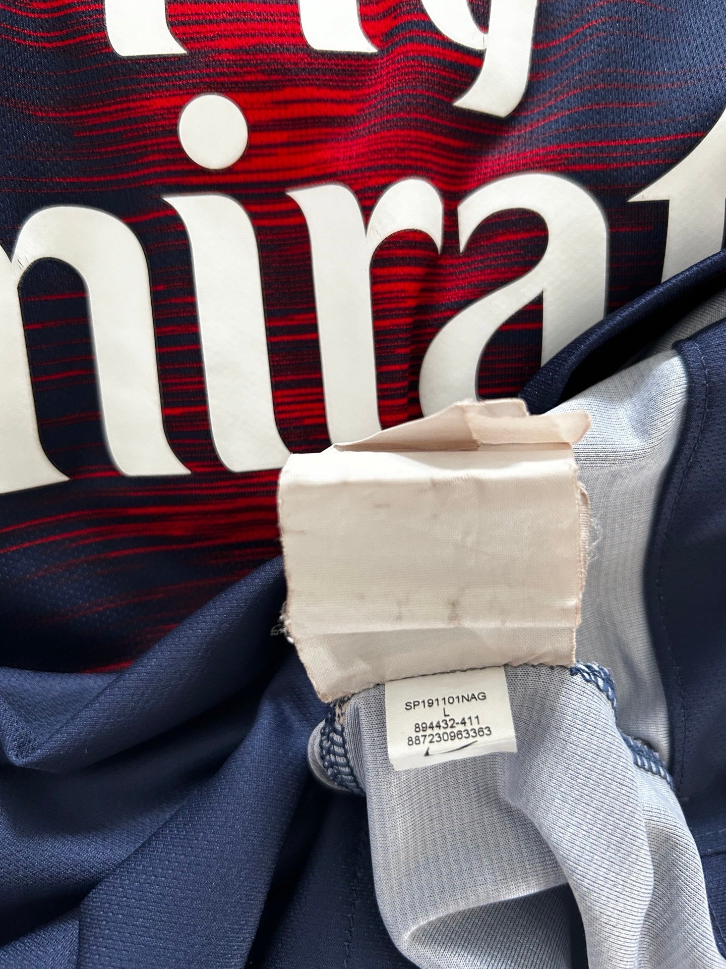Paris Saint-Germain FC 2018-19 Home Shirt, #7 Kylian Mbappe - L