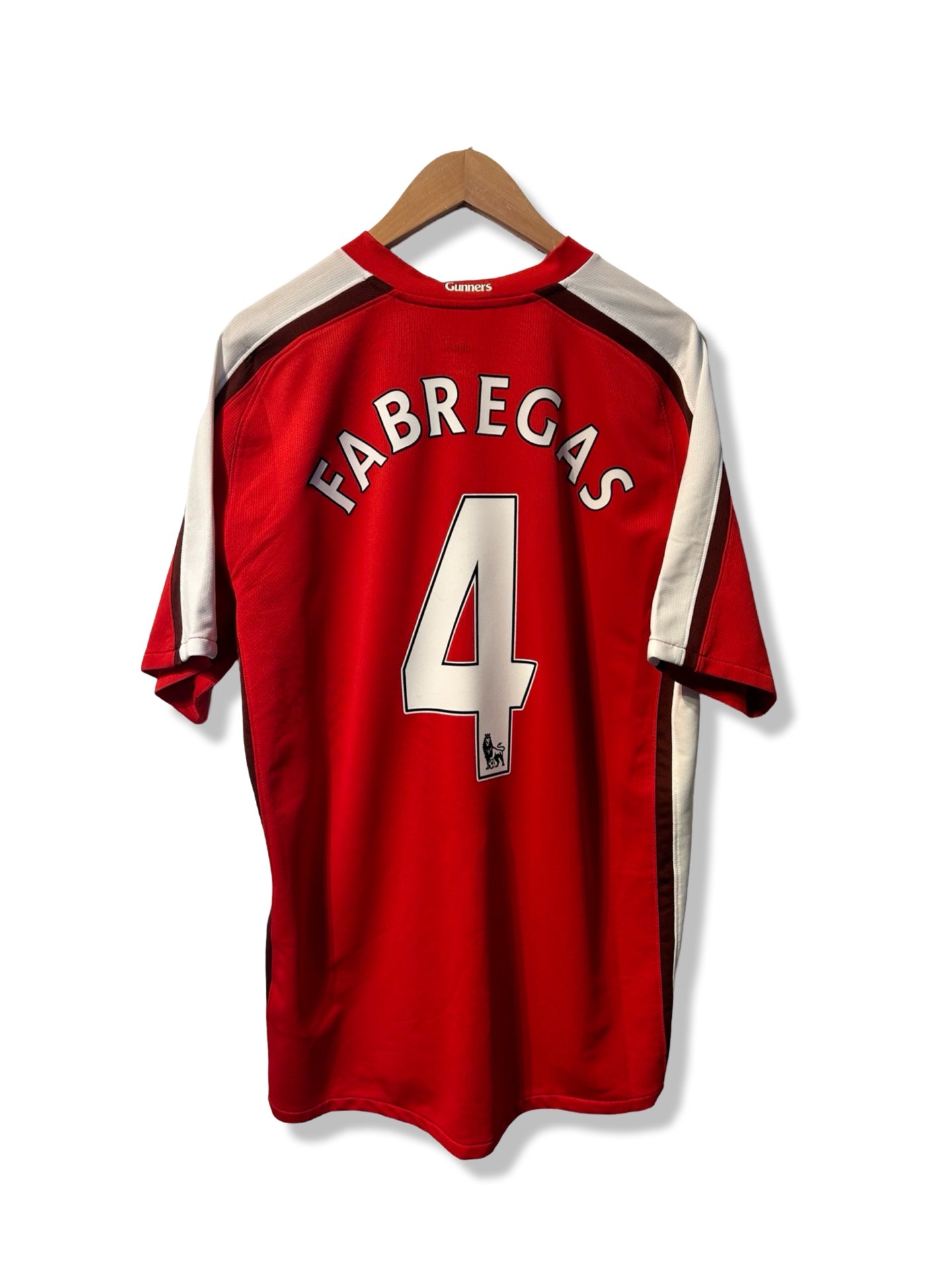 Arsenal FC 2008-09 Home Shirt, #4 Cesc Fabregas - L