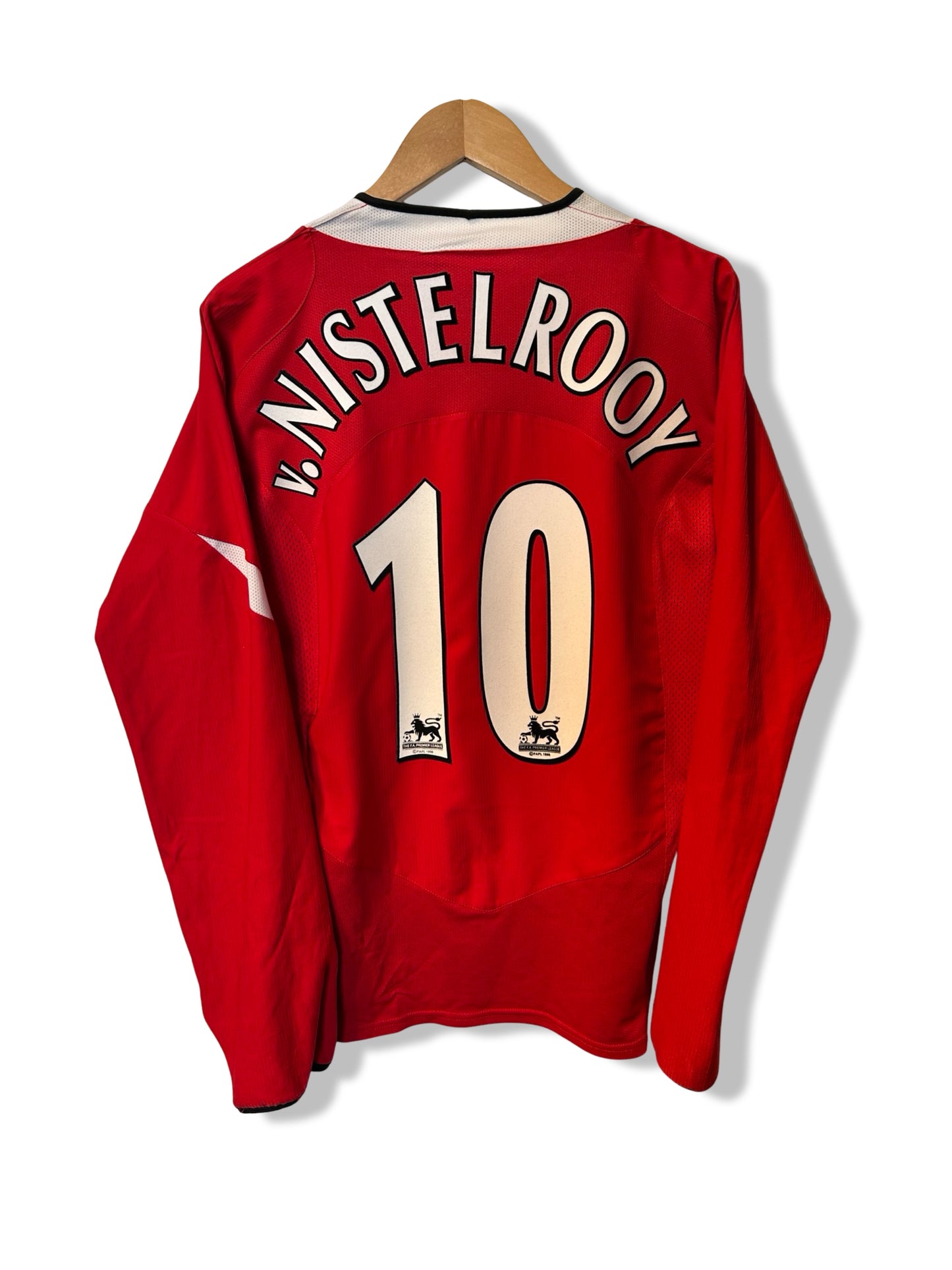 Manchester United 2004-06 Home Shirt, #10 Ruud v.Nistelrooy (LS) - M