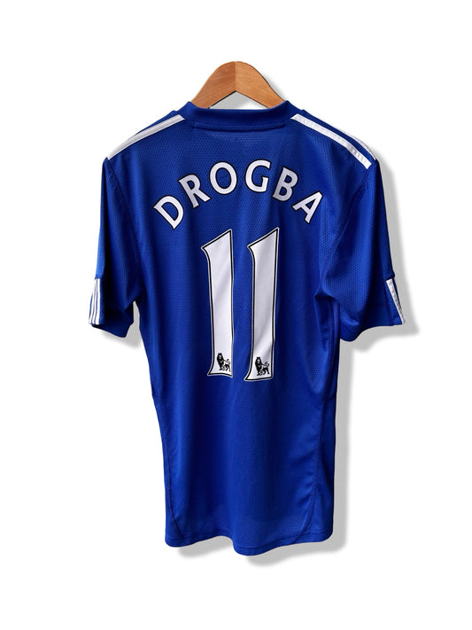 Chelsea FC 2009-10 Home Shirt, #11 Didier Drogba - S