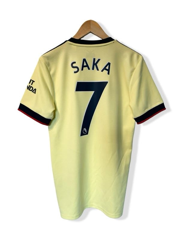 Arsenal FC 2021-22 Away Shirt, #7 Bukayo Saka - S