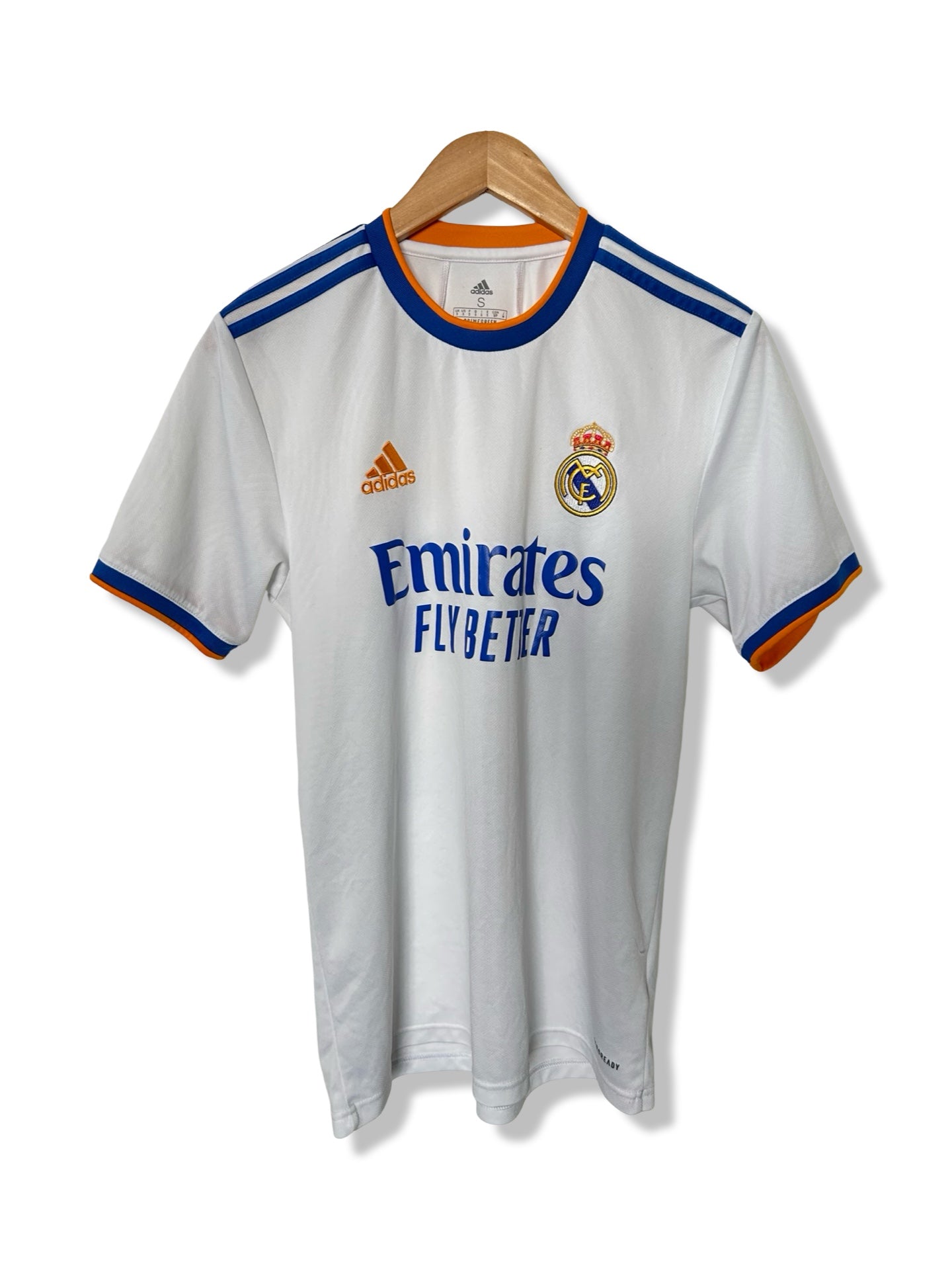 Real Madrid CF 2021-22 Home Shirt, #20 Vinicius Jr - S