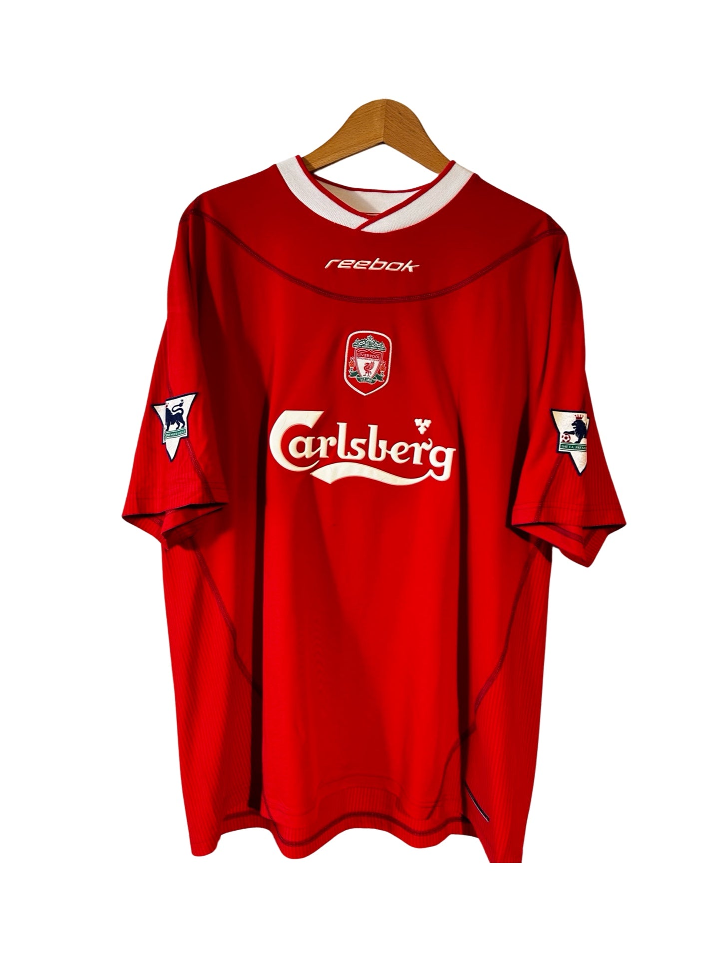 Liverpool FC 2002-03 Home Shirt, #17 Steven Gerrard - XL