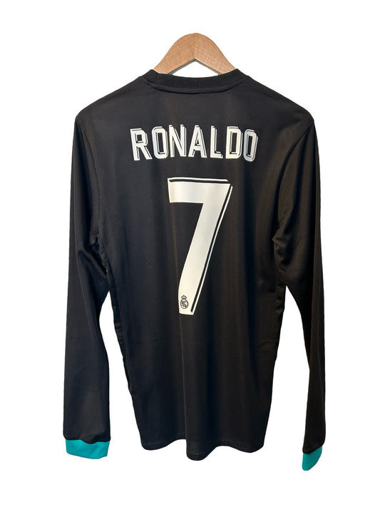 FC Barcelona 2017-18 Away Shirt, #7 Cristiano Ronaldo - S (L/S)