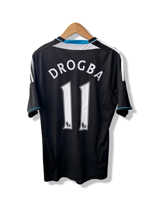 Chelsea FC 2011-12 Away Shirt, #11 Didier Drogba - L