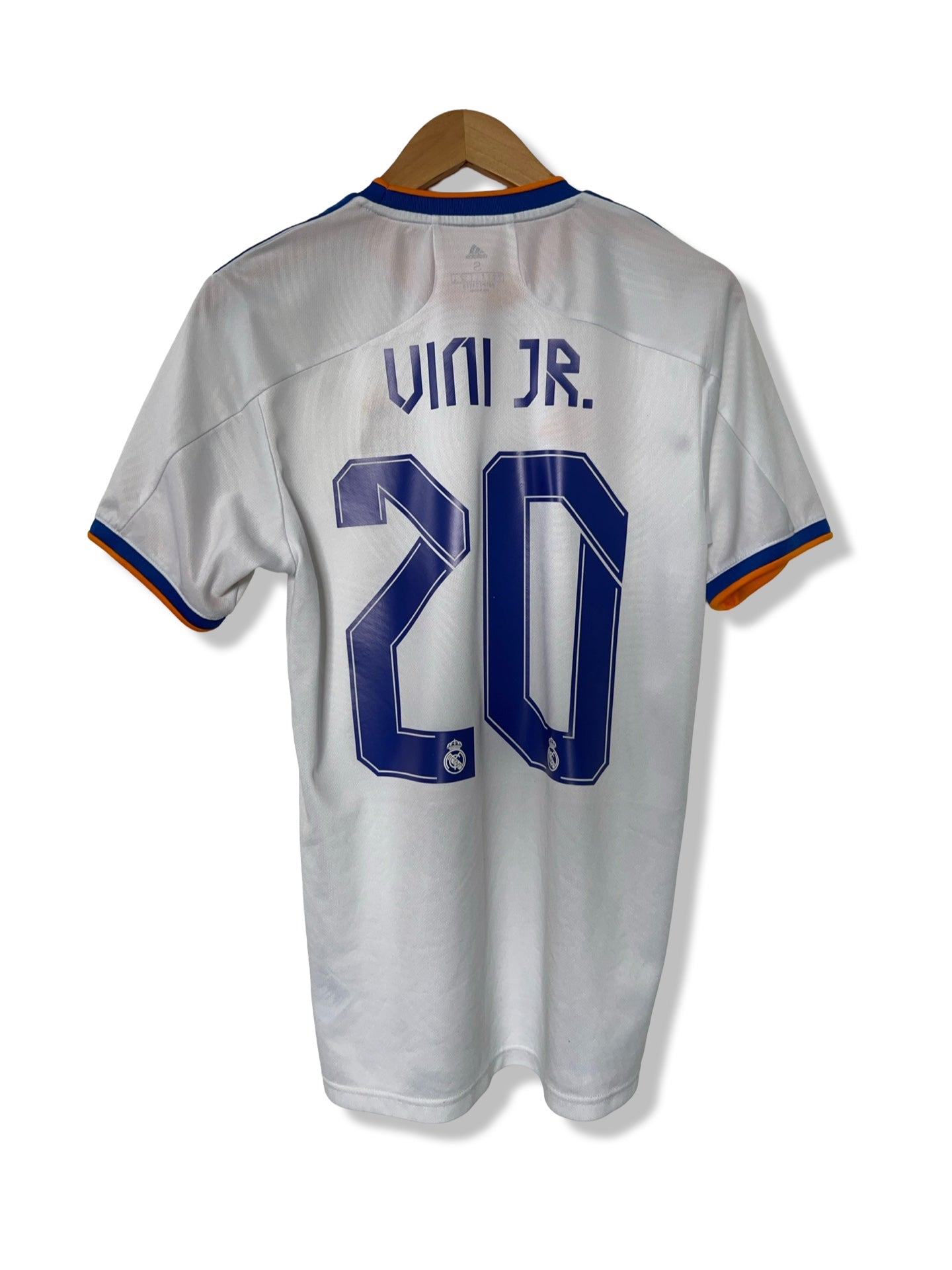 Real Madrid CF 2021-22 Home Shirt, #20 Vinicius Jr - S