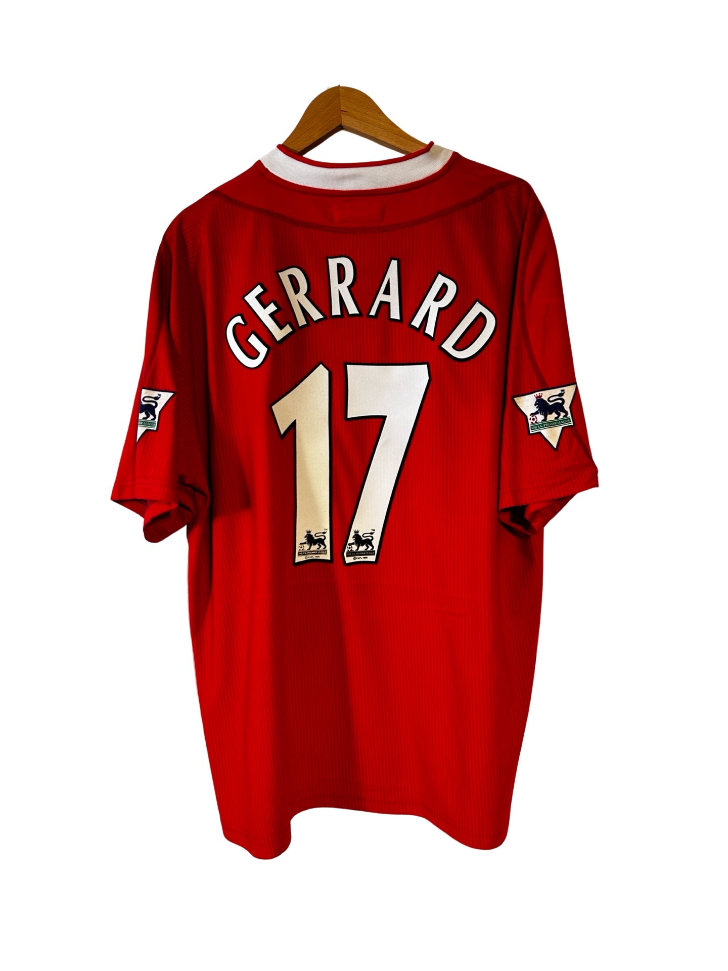 Liverpool FC 2002-03 Home Shirt, #17 Steven Gerrard - XL