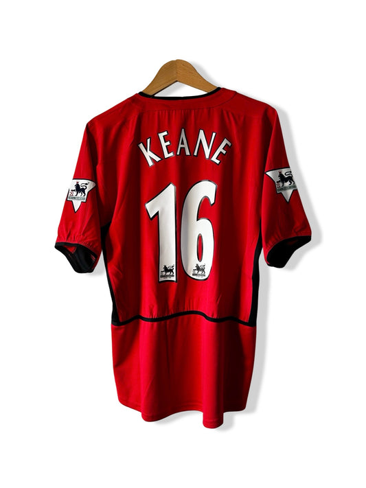 Manchester United 2002-04 Home Shirt, #16 Roy Keane - M