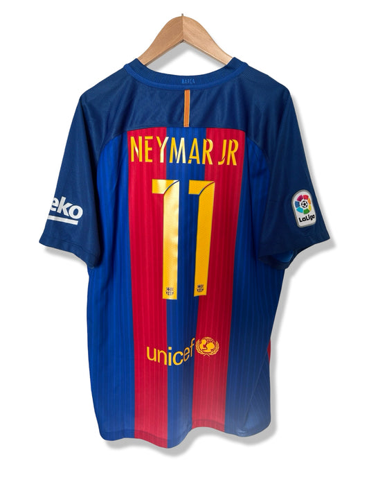 FC Barcelona 2016-17 Home Shirt, #11 Neymar - XL