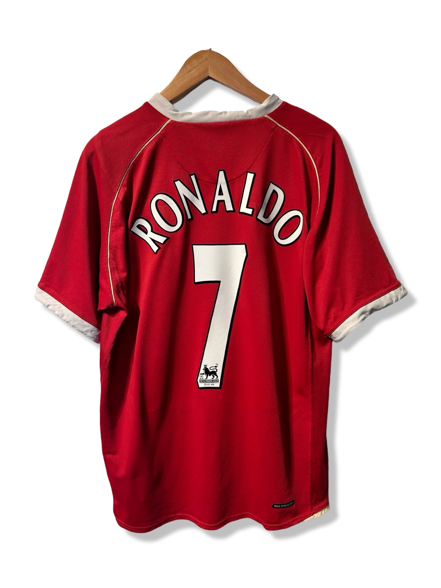 Manchester United 2006-07 Home Shirt  #7, Cristiano Ronaldo - M