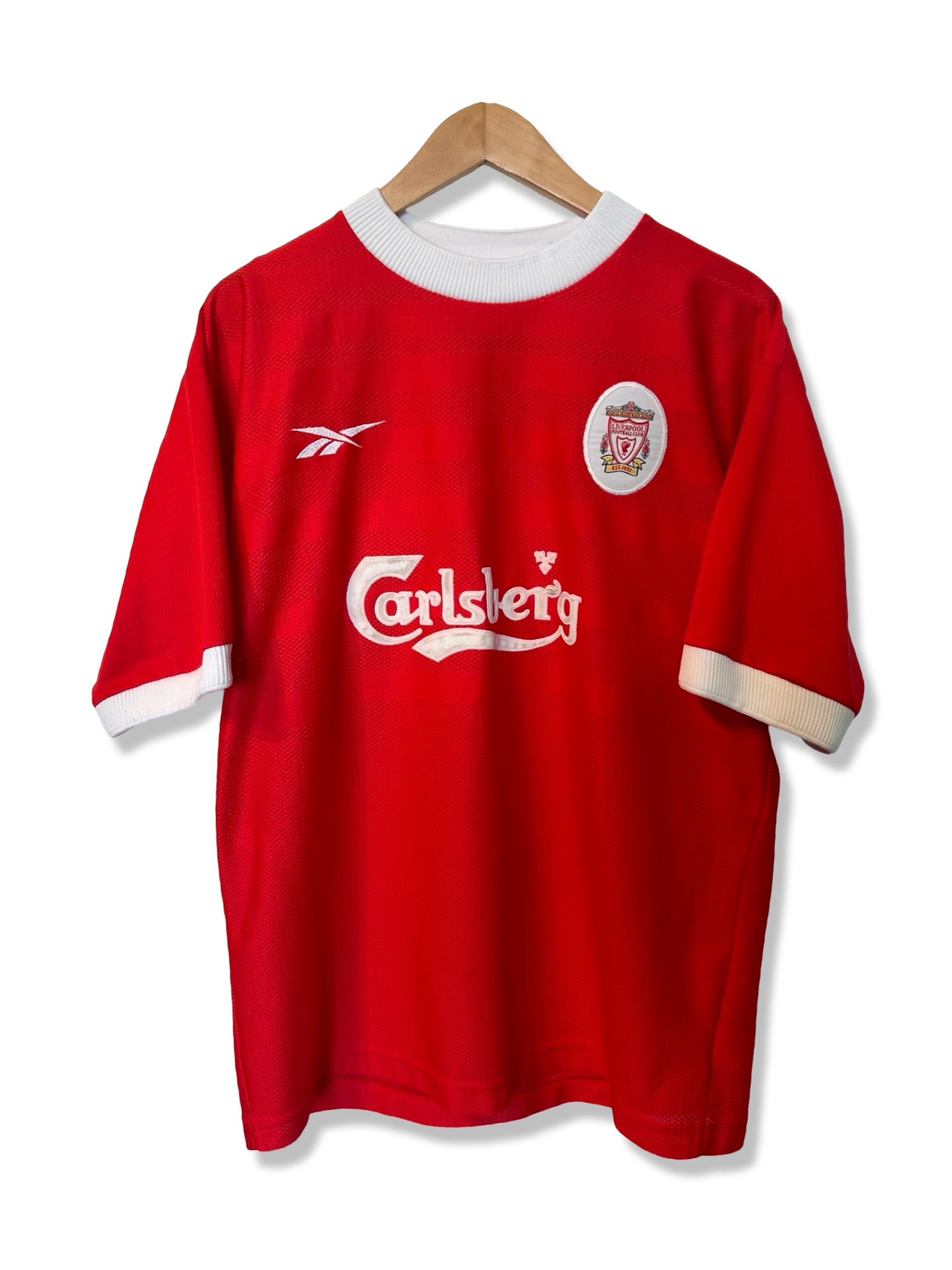 Liverpool FC 1998-2000 Home Shirt  #28, Steven Gerrard - L