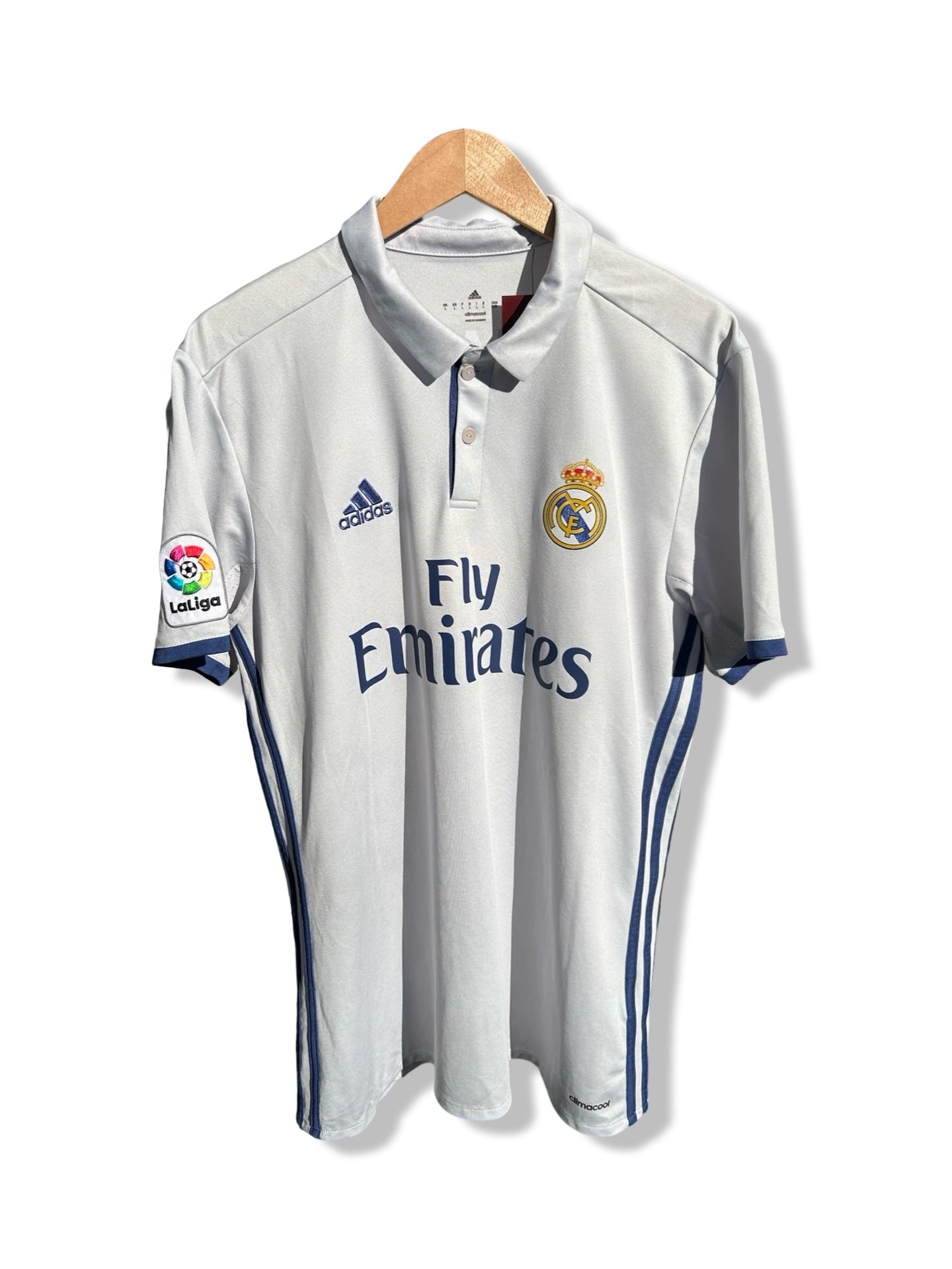 Real Madrid 2016-17 Home Shirt, #7 Cristiano Ronaldo - L