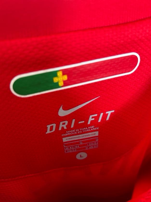 Portugal National Team 2010 Home Shirt, #7 Cristiano Ronaldo - L