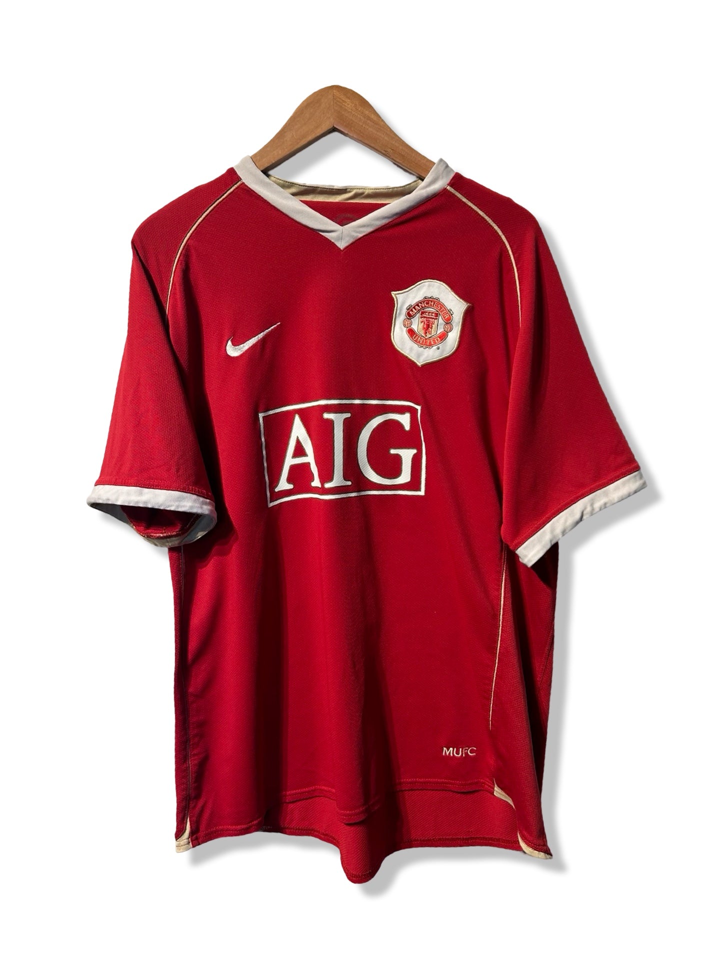 Manchester United 2006-07 Home Shirt  #7, Cristiano Ronaldo - M