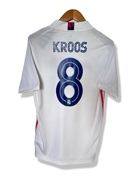 Real Madrid CF 2020-21 Home Shirt, #8 Toni Kroos - S